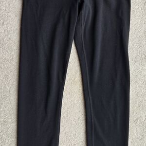 Athleta Women's Black Leggings Elation Tight  Mid Rise Small Tall 7/8